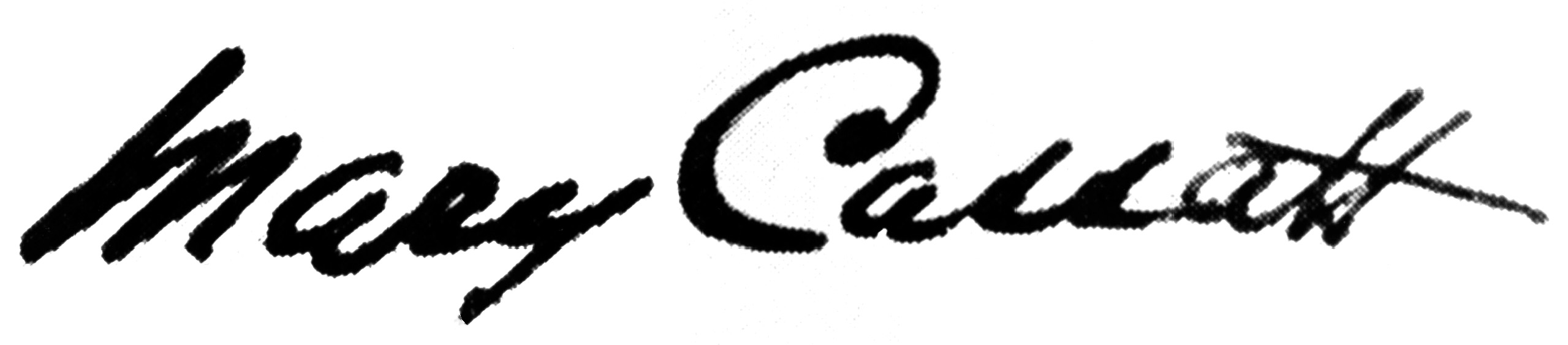 Mary Cassatt signature