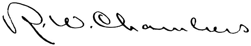 Robert William Chambers signature
