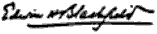 Edwin Howland Blashfield signature