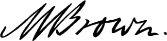 Mather Brown signature