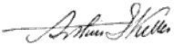 Arthur Ignatius Keller signature