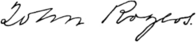 John Rogers signature