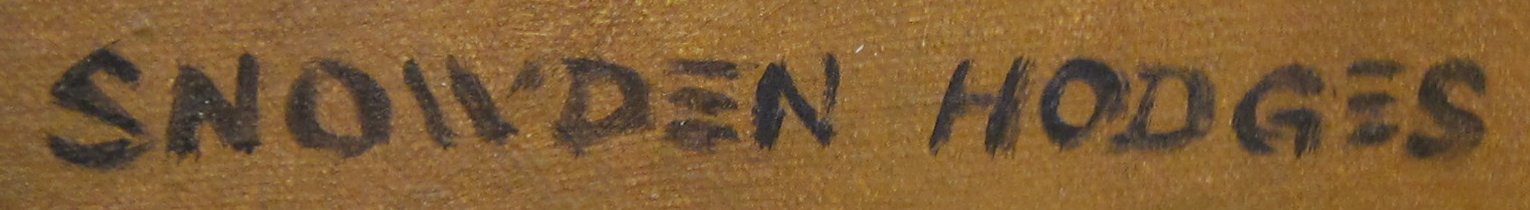 Snowden Hodges signature
