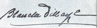 Blanche Dillaye signature